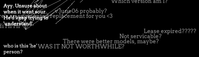 Chat output