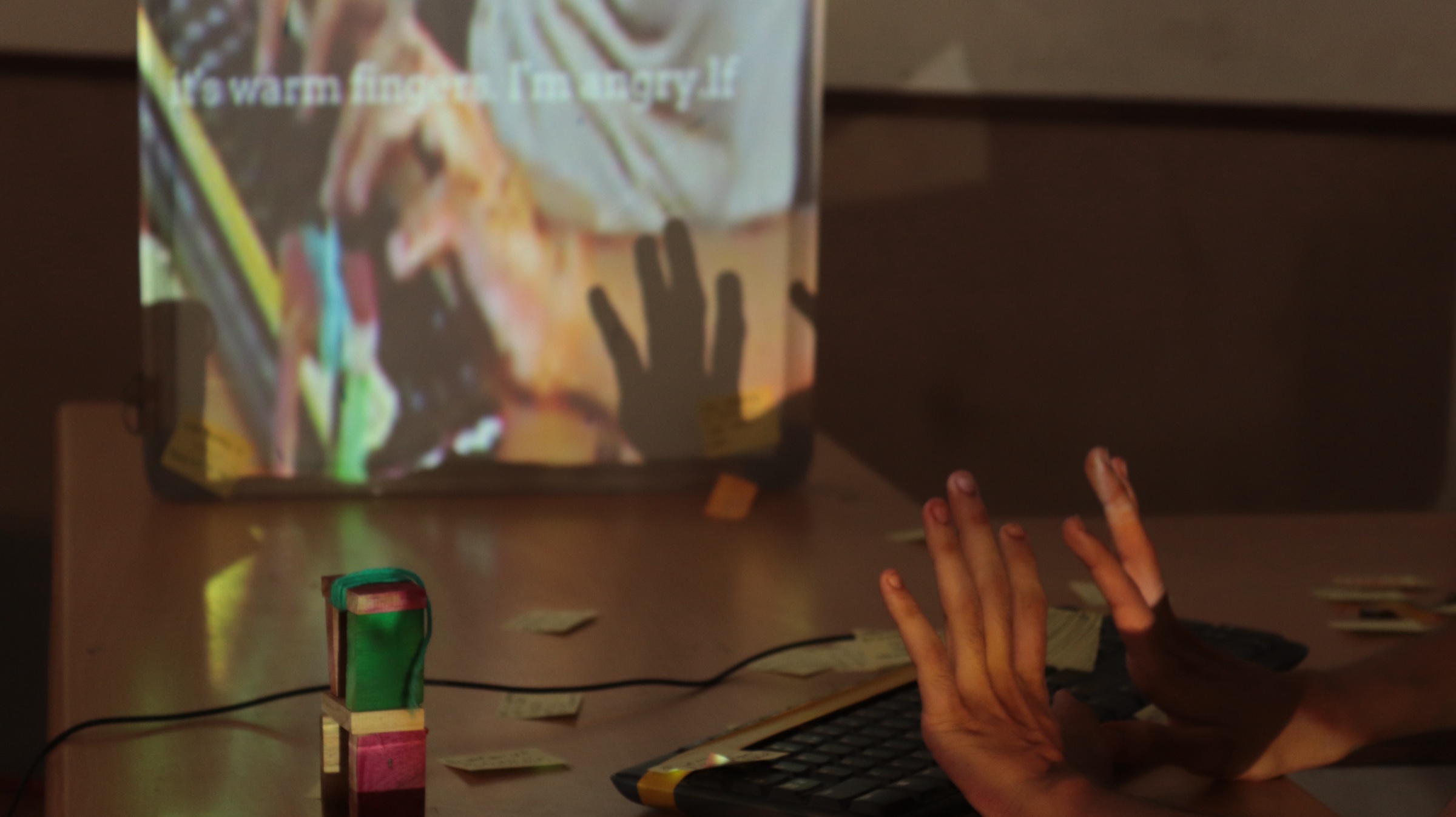 Projection, hands